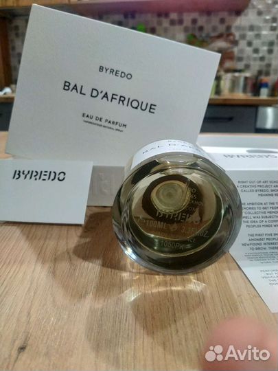 Новые духи byredo bal d'afrique 100ml