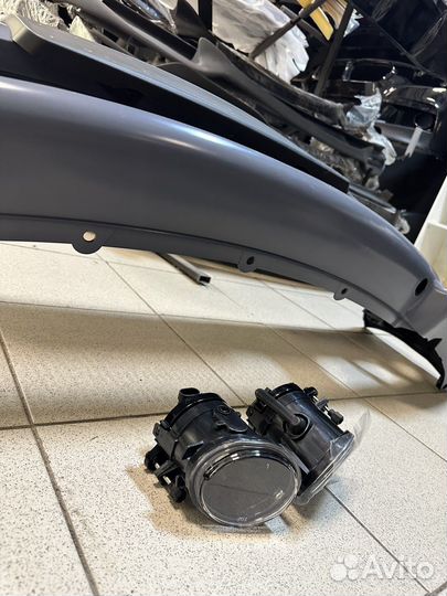 Bmw e46 M tech 2 передний бампер с птф