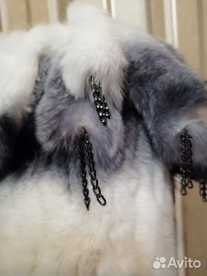 Шапка новая кролик