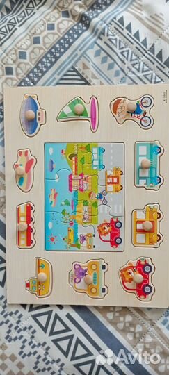 Пазлы-вкладыши для малышей