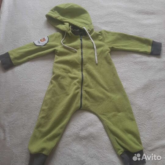 Флисовый комбинезон, поддева 86+