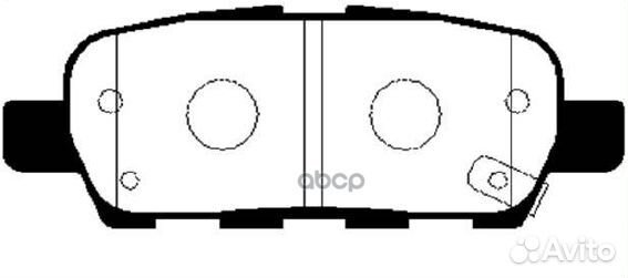 Ckss-7 Колодки тормозные дисковые зад GK0