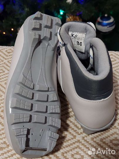 Лыжные ботинки для девочки р.34