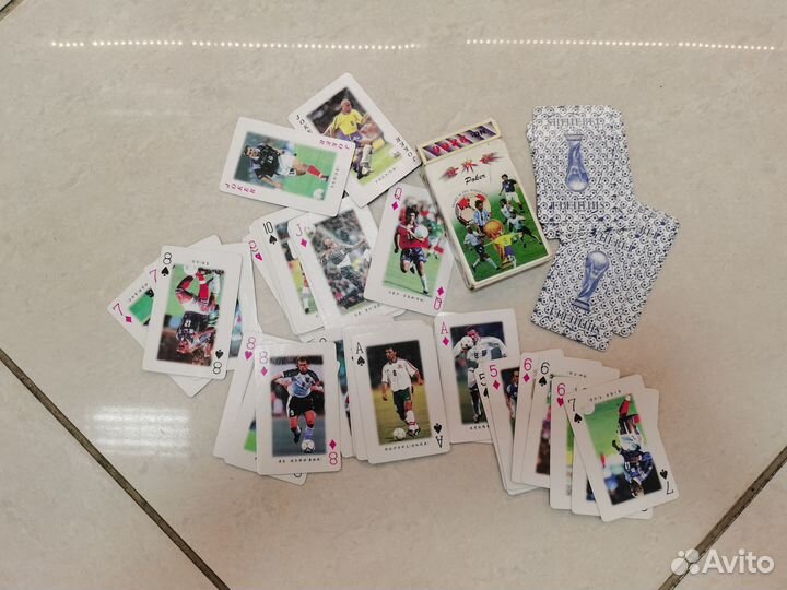 Карты игральные футбол чемпионат мира 1998 года