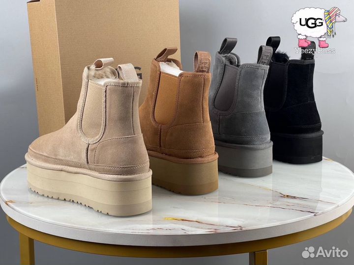 Челси на платформе женские Ugg Neumel Platform