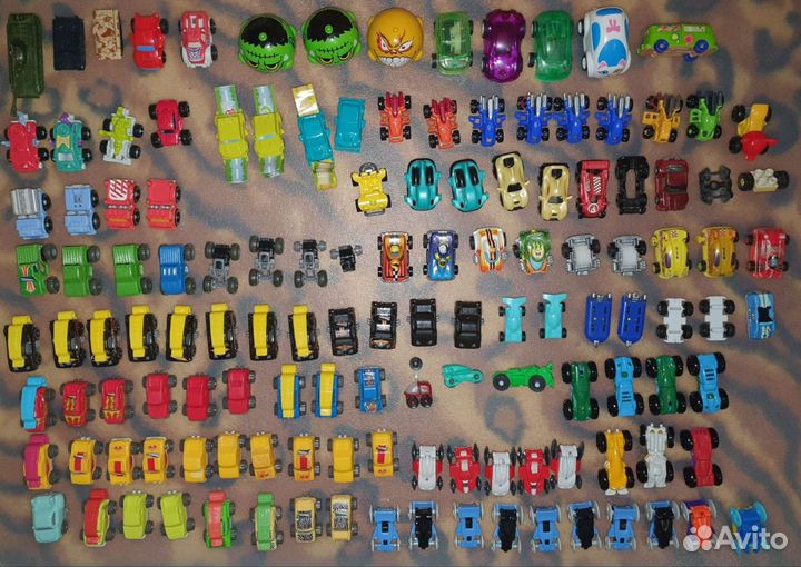 Киндер сюрприз авто ретро гоночные тачки