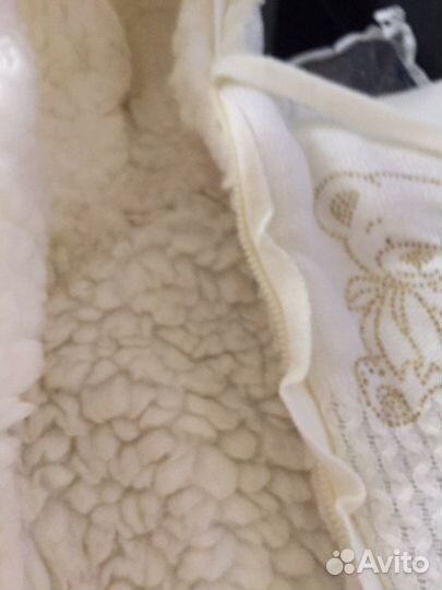 Нарядный конверт 62-68см цена1000