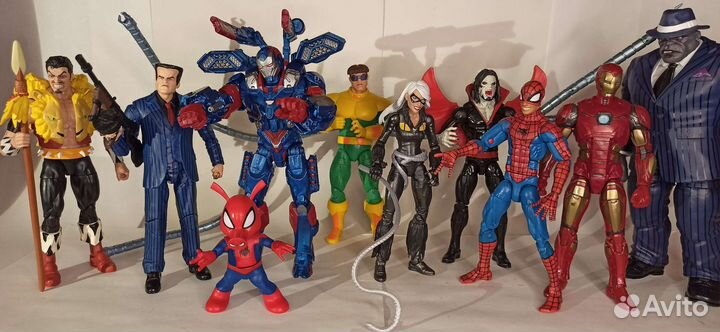 Hasbro marvel legends kraven, punisher, ock, cat