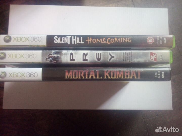 Игры xbox 360 Prey,Silent Hill Homecoming,MK9