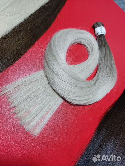 Волосы натуральные срез