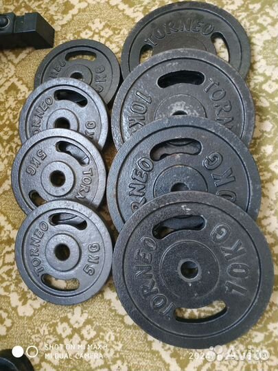 Гантели разборные Торнео 29 кг