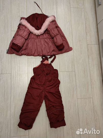 Зимний костюм для девочки 116-122