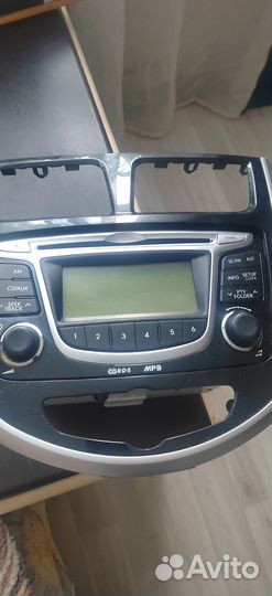 Магнитола hyundai solaris 1