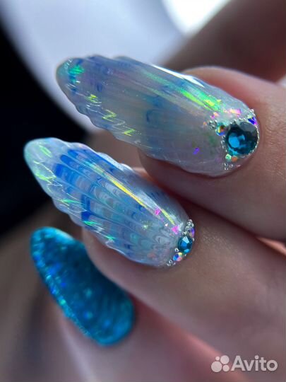 Наращивание ногтей,покрытие гель-лаком,маникюр