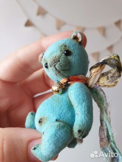 Мини мишка брошь