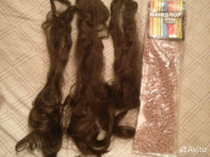 Зизи гофре 160см и искусственный волос