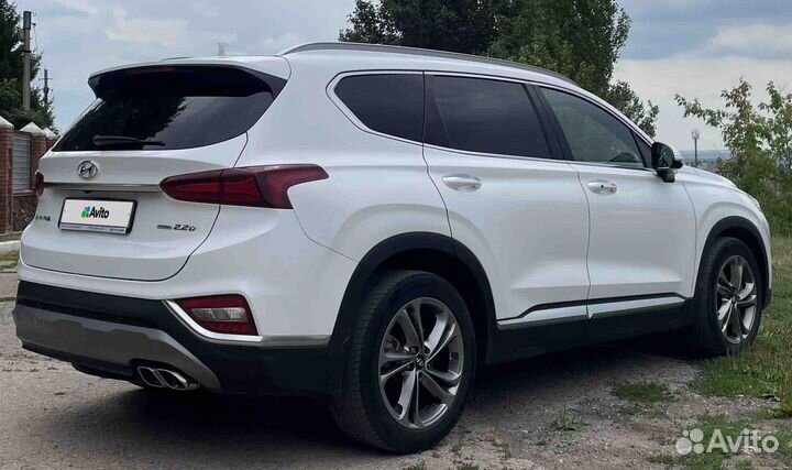 Hyundai Santa Fe 2.2 AT, 2019, 202 000 км