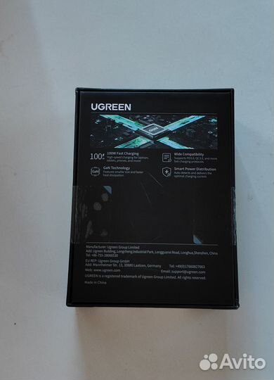 Зарядное устройство Ugreen Nexode GaN 100w