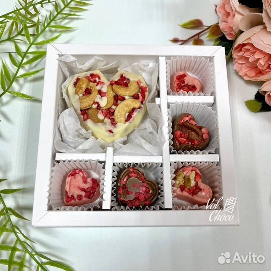 Подарочный набор из бельгийского шоколада конфеты