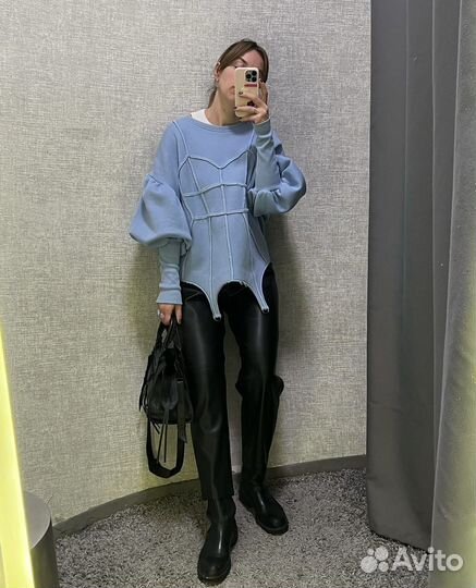 Брюки Lime из эко кожи