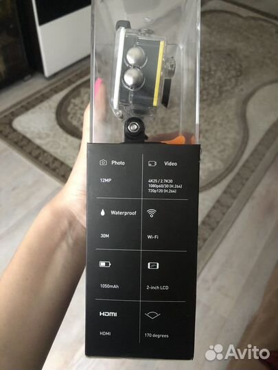 Экшн-камера Eken H9R 4K UHD, с Wi-Fi