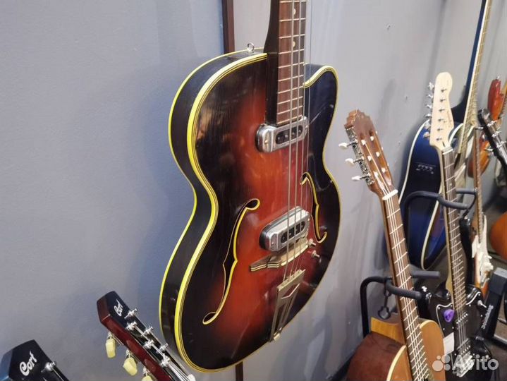 Винтажный Бас Musima 1655B. Полуакустика