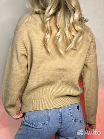 Свитер кофта джемпер теплый вязанный