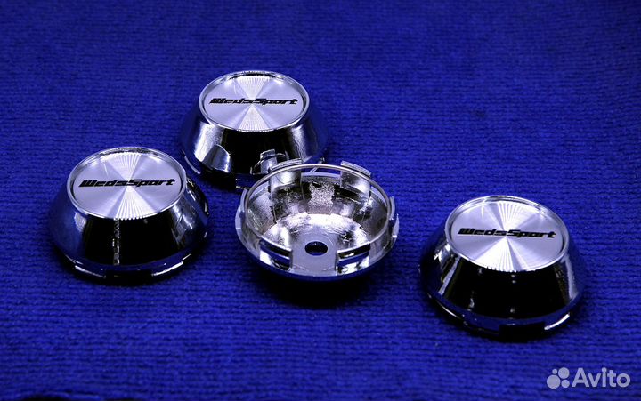 Комплект колпачком диска Weds Sport Japan хром