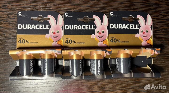 Батарейки duracell C