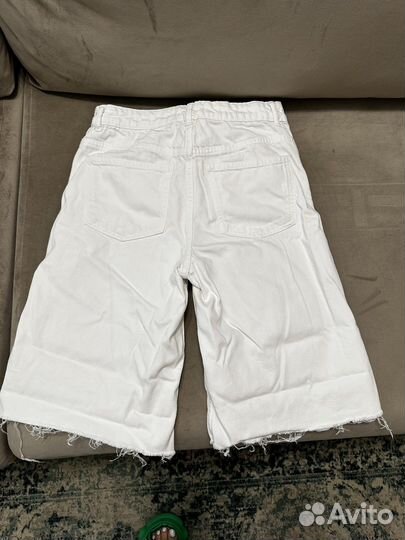 Джинсовые шорты бермуды Zara