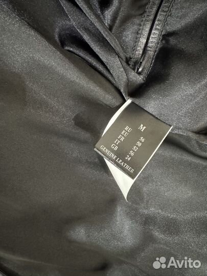 Кожаная куртка мужская размер м