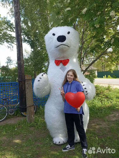 Белый мишка поздравление