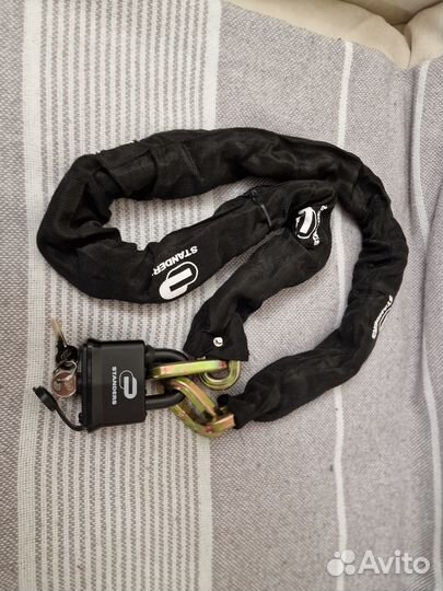 Противоугонная цепь 12мм с замком