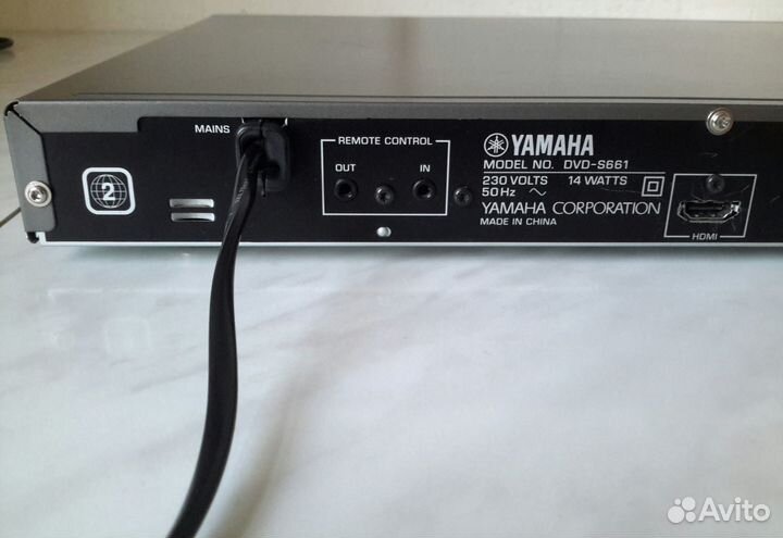 DVD плеер Yamaha DVD-S661 / Регионы 2, 5