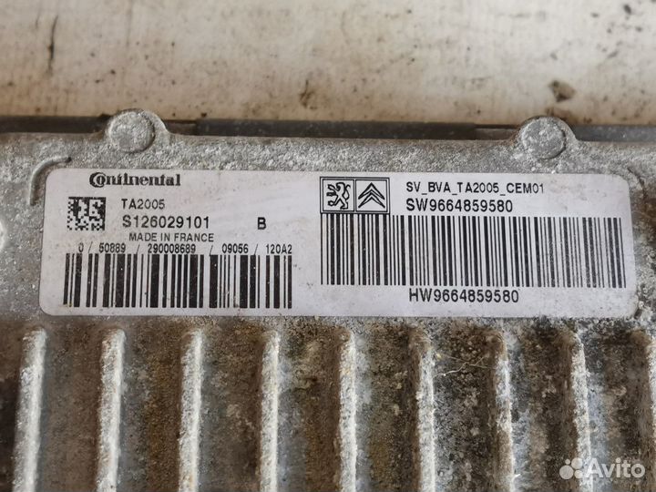 Блок управления АКПП Peugeot 308 I рестайлинг (201