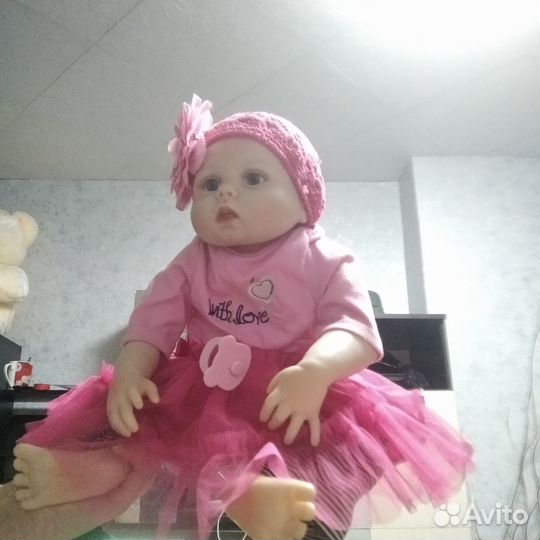 Кукла реборн силиконовая девочка