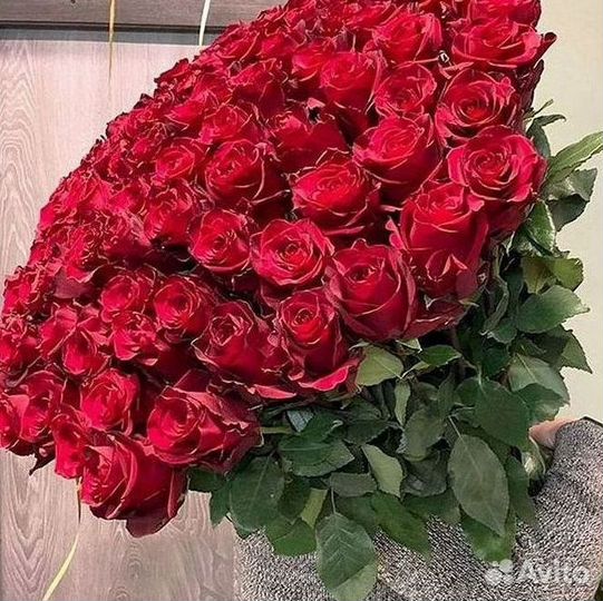 Розы высокие Доставка цветов