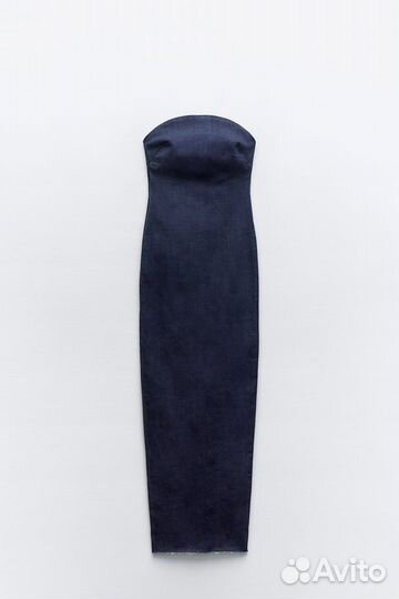 Джинсовое платье zara