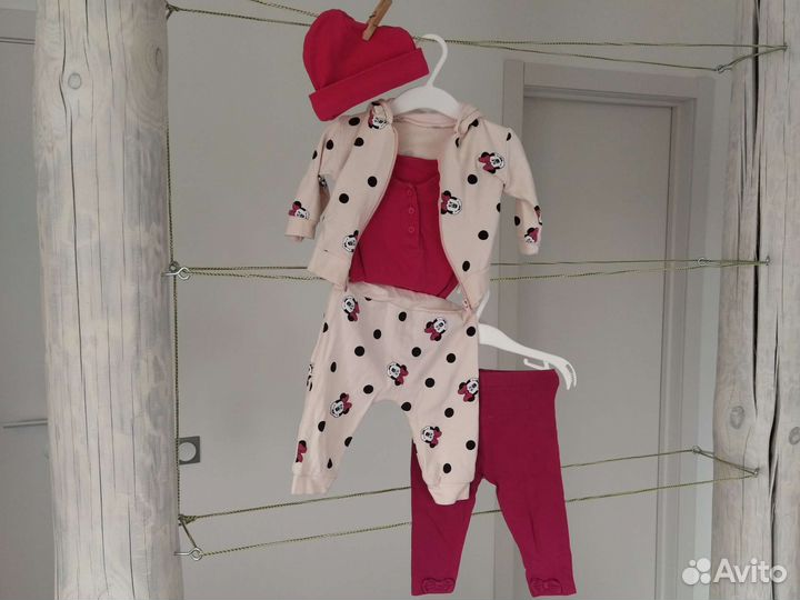 Одежда для девочки 3-6 месяцев