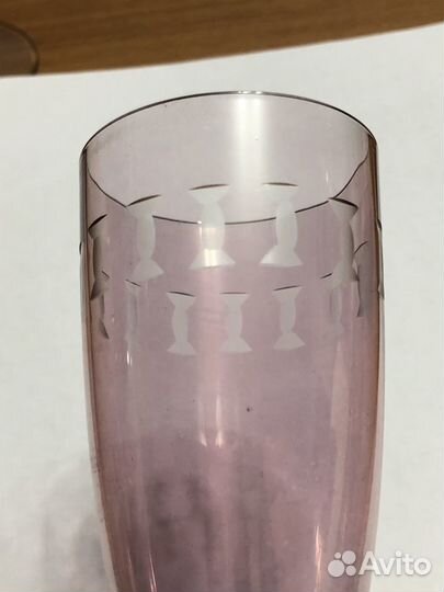 Фужеры и бокалы СССР цветное стекло