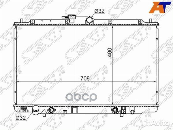 Радиатор Acura TL 98-01 / Honda Avancier 99-03
