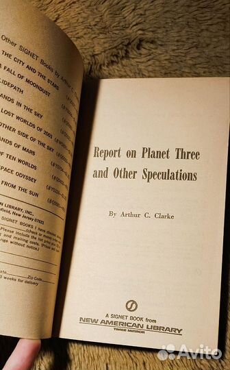 Arthur c. Clarke. report on planet three