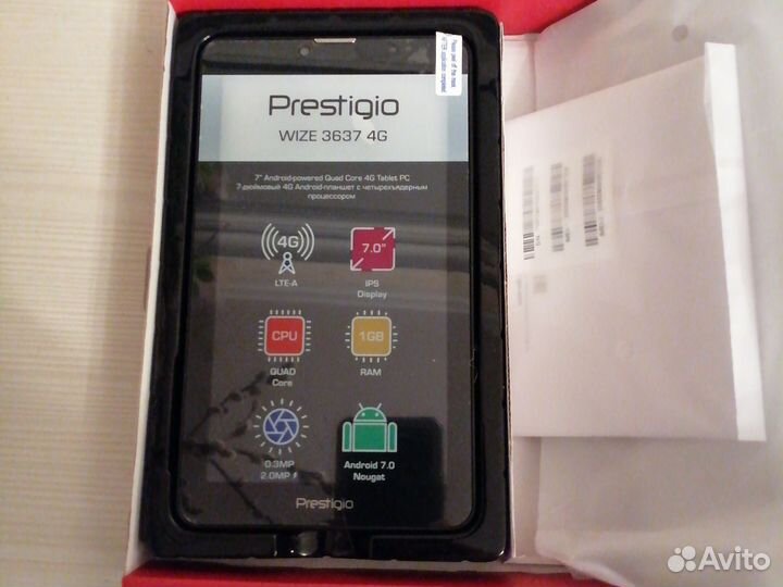 Планшет Prestigio Wize 3637 4G