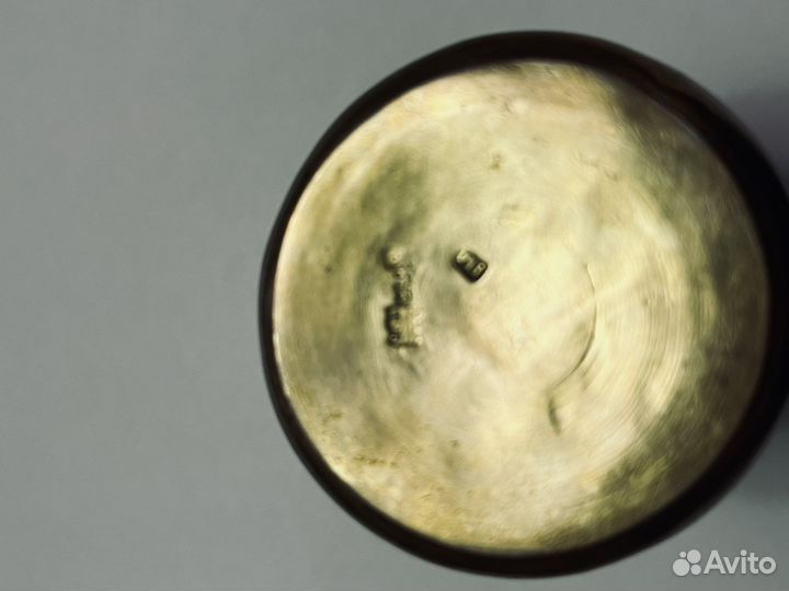 Стакан серебряный с позолотой