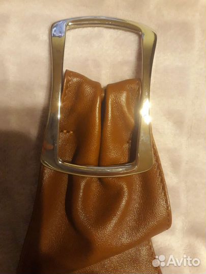 Пояс ремень кожаный