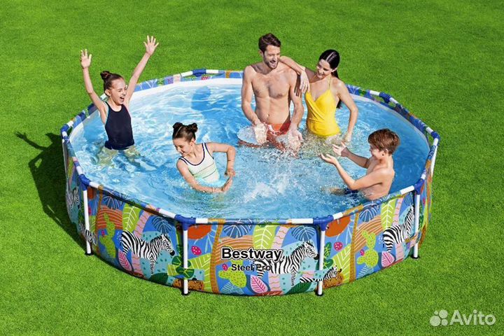 Каркасный бассейн Steel Pro 305х66см + набор