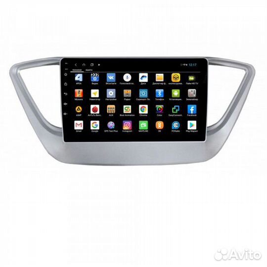 Штатная магнитола Parafar для Hyundai Solaris2017+