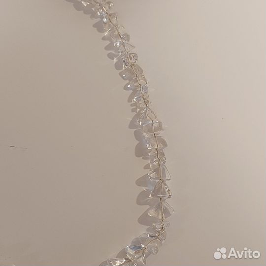 Бусы прозрачные