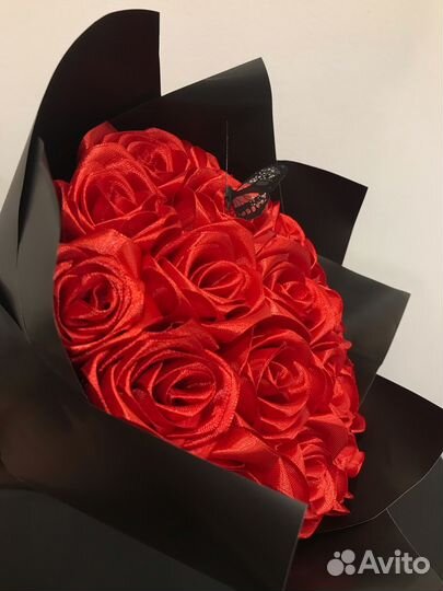 Букет из атласных лент