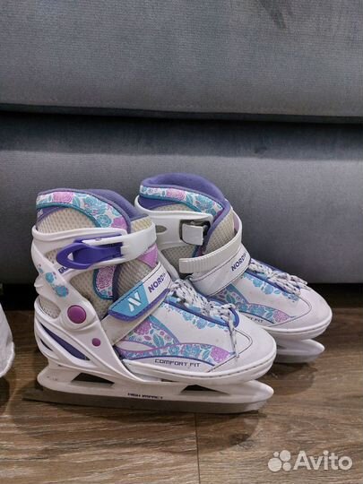 Коньки детские раздвижные 33 36